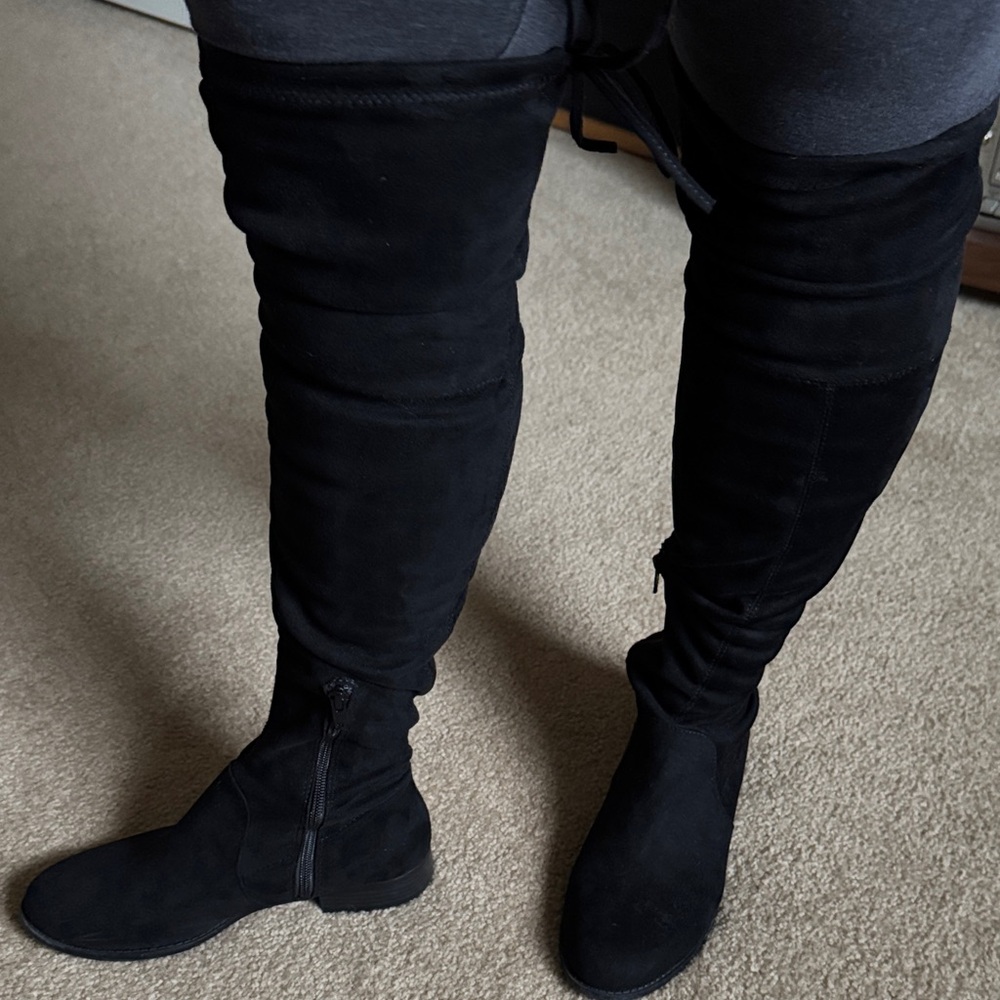Black Over the Knee Boots